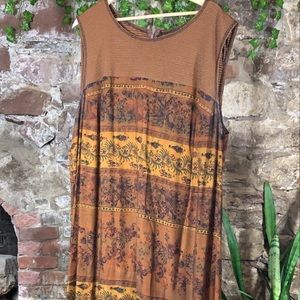 Vintage Maxi Safari Dress